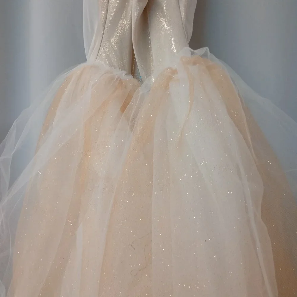 Curtain Call Dance Costume Style C501L Gold and White Tutu Size CME - Picture 7 of 9